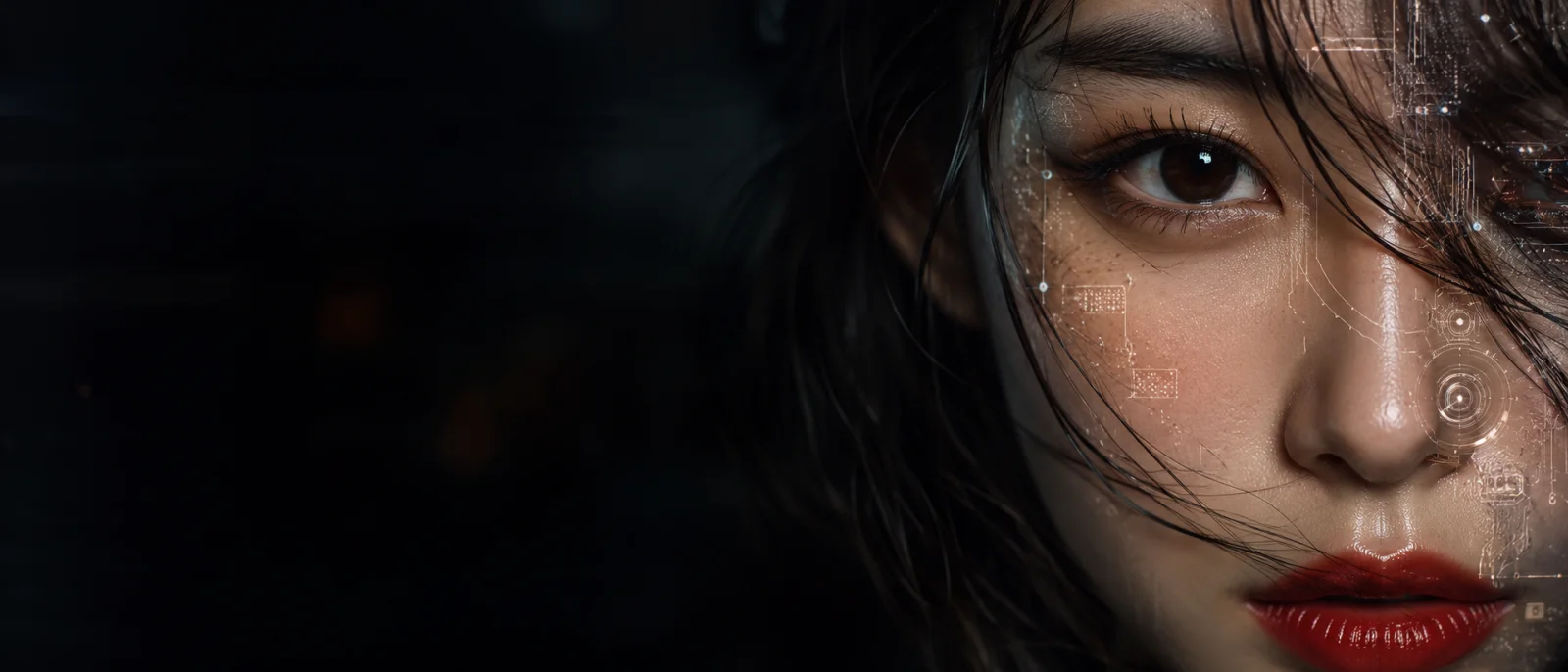 Cinematic AI creator portrait used as a homepage creation spotlight